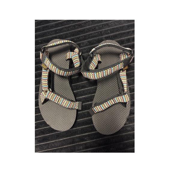 Teva Women's Original Universal Sandal, Dot Matrix Black Multi, 7m - Picture 1 of 4